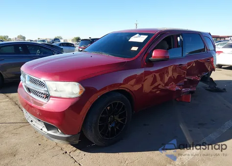 2013 Dodge Durango Sxt из США, поврежденный, VIN 1C4RDHAG9DC690602